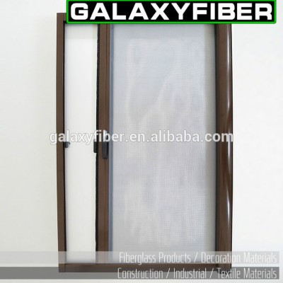 PVC coated folding fiberglass material pleated window screen/mosquito netting