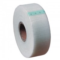 Alkaline resistant self adhesive gypsum plaster board fiberglass drywall joint mesh tape for repair cracks in wall